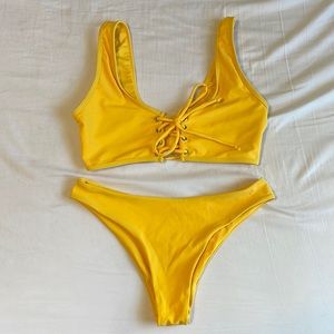 Yellow Zaful Bikini